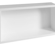 Polysan Inserta Zapuštěná Police Do Obkladu, 510x270mm, Litý Mramor, Bílá