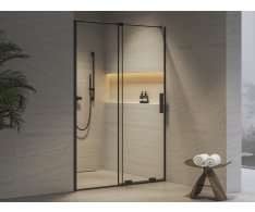 Sprchové dveře Roll RODP2 - RODP2 100, černá+transparent