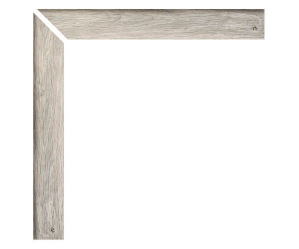 Sokl jako dřevo APE Oregon Zanquin Recto Izq. Gris 8x60 Rett. - šedá