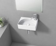 Aqualine Rubic Keramické Umývátko 34x25cm, Bílá