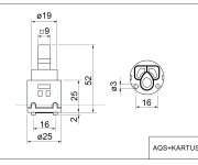 Kartuše Pro Baterie Steel Ki122001, Ki121002, Ki121001 AQS+KARTUS-12