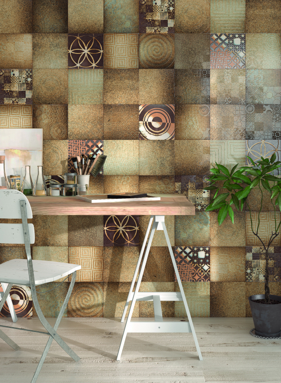Realizace Omšelý RUSTIKÁLNÍ obklad Bestile Ceramicas Afra