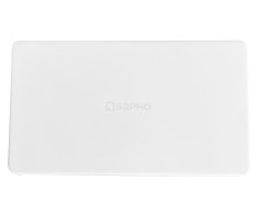 Kryt Odpadu 144x82mm, Logo Sapho, Litý Mramor, Bílá