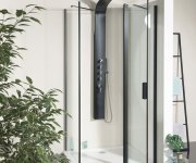 Polysan Zoom Black Obdélníkový Sprchový Kout 1300x900mm L/p Varianta