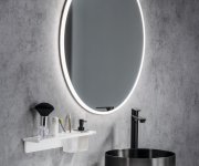 Sapho Viso Kulaté Zrcadlo S Led Osvětlením ø 60cm