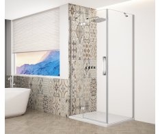 Gelco Trinity Chrome Obdélníkový Sprchový Kout 1000x800mm, čiré Sklo, Levé