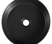 Isvea Infinity Round Keramické Umyvadlo Na Desku, Průměr 36cm, černá Mat