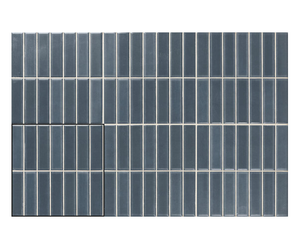 Obklad jako beton APE Acquarella Incision Blue 20X20 Matt. - modrá