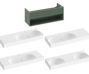 SD Lite 120 skříňka pod umyvadlo - SD Lite 120 skříňka pod umyvadlo Grey Green X000001870