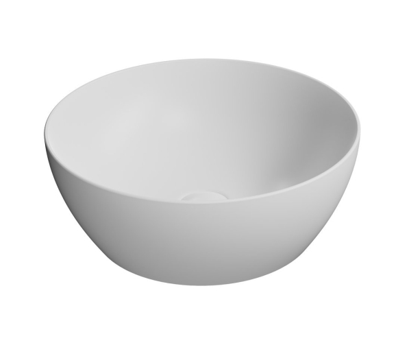 Gsi Pura Keramické Umyvadlo Na Desku, Průměr 42cm, Bílá Mat