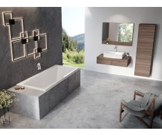 Vana Formy 02 Slim (tenký horní okraj) - Vana Formy 02 slim 180x80