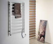 Sapho Eskinado Elektrický Sušák Ručníků, Hranatý, 620x1160 Mm, 120 W, Nerez Lesk