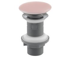 Isvea Umyvadlová Výpust 5/4“, Click-clack, Keramická Zátka, 20-70mm, Růžová Mat Salmon
