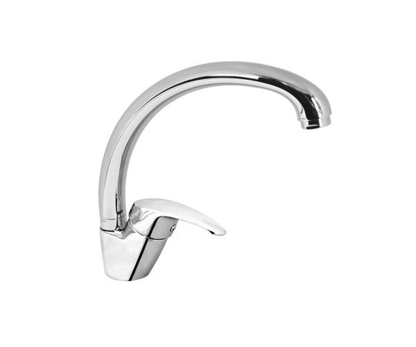 Mereo Dřezová Stojánková Baterie, Sonáta, S Ramínkem Nad Pákou, Výška 245 Mm, Chrom