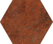 Dlažba jako cihla CIR Cotto del Campiano Rosso Siena esagona  15,8x18,3 - cihlová