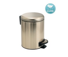 Gedy Potty Odpadkový Koš 3l, Soft Close, Zlato Mat