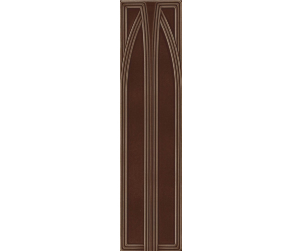 Retro dekor Grazia Epoque Belvedere Caramel Craquele 20x80 - hnědá