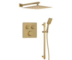 Sapho Smart Select Podomítkový Sprchový Set S Termostatickou Baterií, 2 Výstupy, Posu