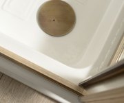 Kerasan Retro Keramická Sprchová Vanička, čtverec 90x90x20cm, Bílá