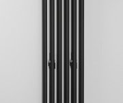 Sapho Fede Otopné Těleso 1500x306mm, 6 Seg., černá Mat
