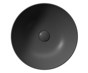 Gsi Pura Keramické Umyvadlo Na Desku, Průměr 42cm, černá Mat