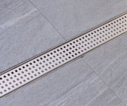 Gelco Manus Quadro Nerezový Podlahový žlab S Roštem, L-1150, Dn50