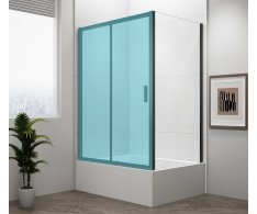 Polysan Deep Black Boční Stěna 900x1650mm, čiré Sklo