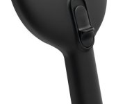 Sapho Ruční Masážní Sprcha, 3 Režimy Sprchování + Režim Oplach, Silikon Trysky, Průměr 120mm, Abs/černá Mat