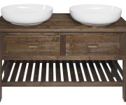 Sapho Brand Umyvadlová Skříňka 130x73x50cm, Mořený Smrk