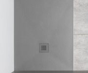Gelco Mitia Sprchová Vanička Z Litého Mramoru, Obdélník 160x90cm, šedá