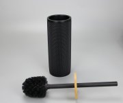 Aqualine Noir Wc štětka Na Postavení, černá
