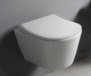 Sapho Avva Wc Sedátko, Slim, Soft Close, Bílá