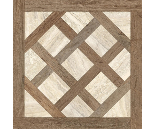 Dlažba jako dřevo Sant Agostino Yorkwood Classic 01 90x90 Nat. Rett. 