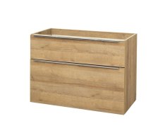 Mereo Mailo, Koupelnová Skříňka 100 Cm, Dub Riviera, Elox Al Madlo