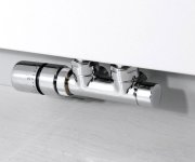 Sapho Twin Připojovací Sada Ventilů Termostatická Pro Středové Připojení, Levá, Chrom