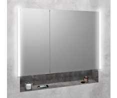Sapho Integra Zápustná Galerka S Led Osvětlením, 85x70cm
