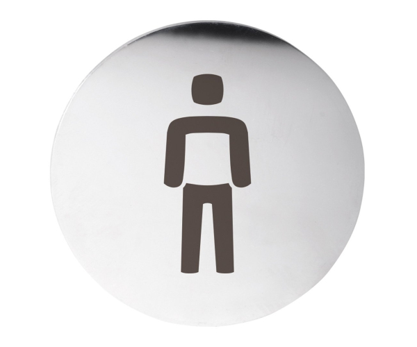 Sapho Cedule Wc Páni, ø 75mm, Nerez Mat