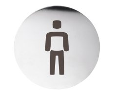 Sapho Cedule Wc Páni, ø 75mm, Nerez Mat