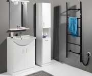 Aqualine Simplex Economy Vysoká Skříňka S Košem 30x180x30cm