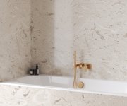 Podomítková baterie Eleganta, s přepínačem, se setem, pro R-box - EL 068.60RGB.O3.RB07D.+S Podomítková baterie 3-cestná bez tělesa, se sprchovým setem, růžové zlato kartáčované X070370