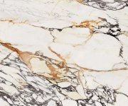 Dlažba jako mramor Flaviker Supreme Treasure Corchia Gold 60x120 Lux. Rett. - bílá