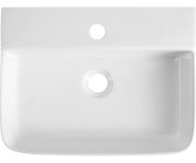 Aqualine Cristy Keramické Umyvadlo 45x34cm, Bílá