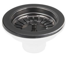 Bruckner Dřezová Výpust 6/4", Nerez/gun Metal