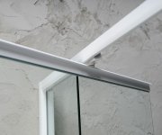 Aqualine Amico Sprchové Dveře Výklopné 1040-1220x1850mm, čiré Sklo