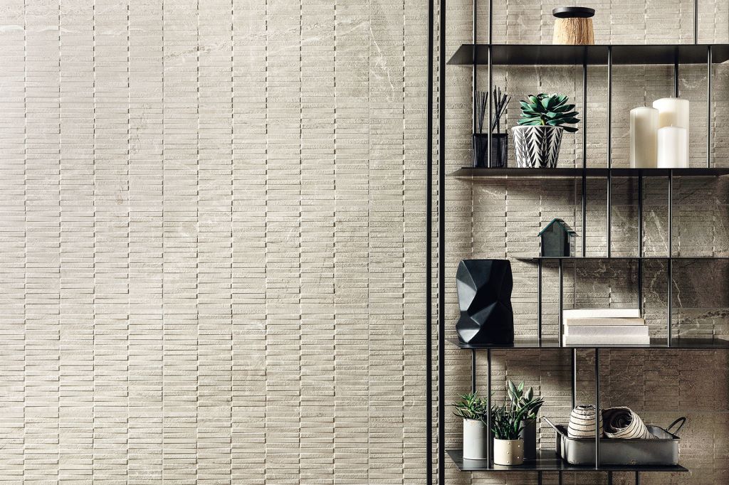 Realizace Plastický obklad Ivory Pieces ze serie Coem Blendstone