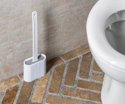 Aqualine Wc Silikonová štětka Závěsná/na Postavení, Bílá