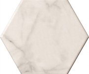 Obklad jako mramor Da Vinci Hexagon Calacata 15x17 - bílá