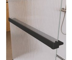 Mereo Polička K Walk In Do Prostoru, 120 Cm, černý Alu