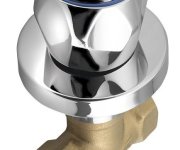 Aqualine Podomítkový Uzavírací Ventil 1/2", Chrom
