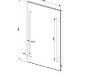Aqualine Zrcadlo S Led Osvětlením 60x80cm, Kolébkový Vypínač